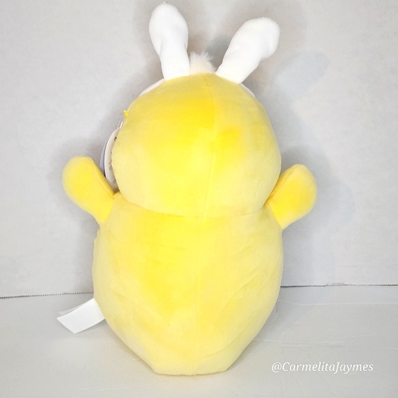 🐣 AIMEE 🐥 Chick w Floral Belly & Bunny Ears HugMee Easter 2024 Squishmallow - Picture 5 of 7
